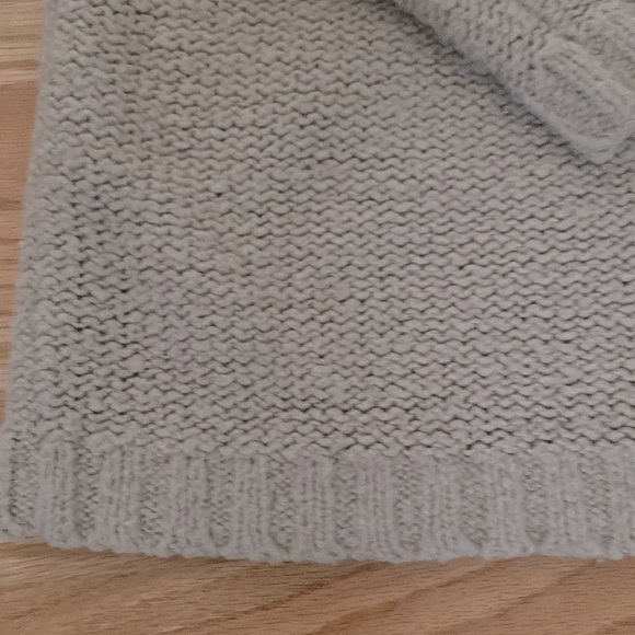 Moda International boatneck nubby
sweater Womens L beige wool blend Minimslist - Picture 9 of 12